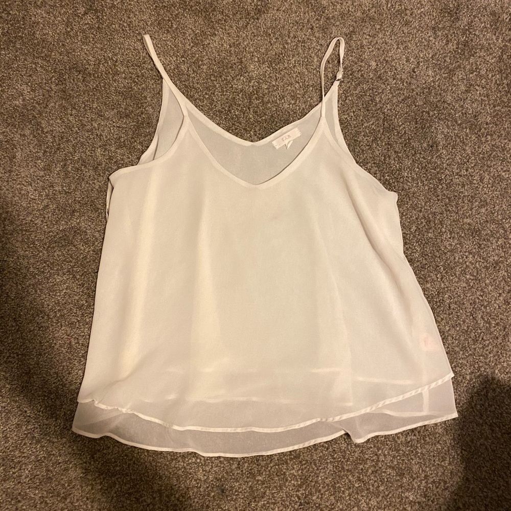 White tank top